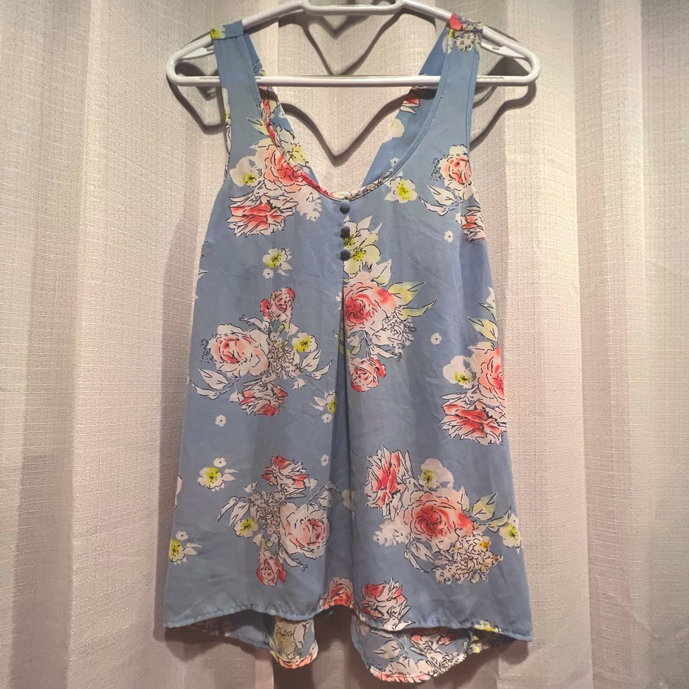 Floral summer tank